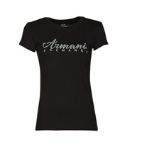 Vêtements Femme T-shirts manches courtes Armani Exchange 8NYT91 Noir