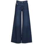Blue drop crotch jeans from