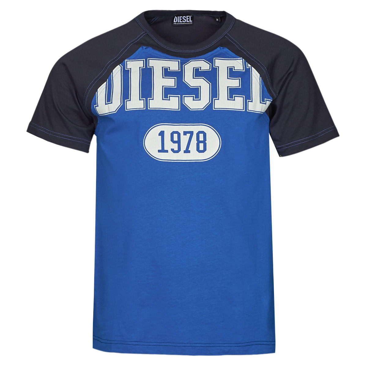 Vêtements Homme T-shirts the courtes Diesel T-RAGLEN Bleu