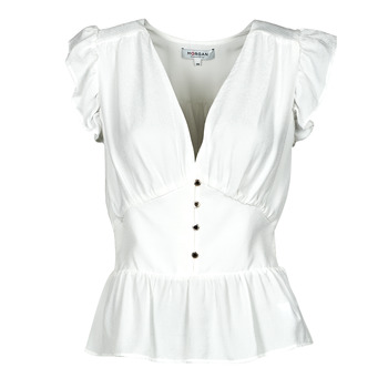Vêtements Femme Tops / Blouses Morgan OBBY Blanc