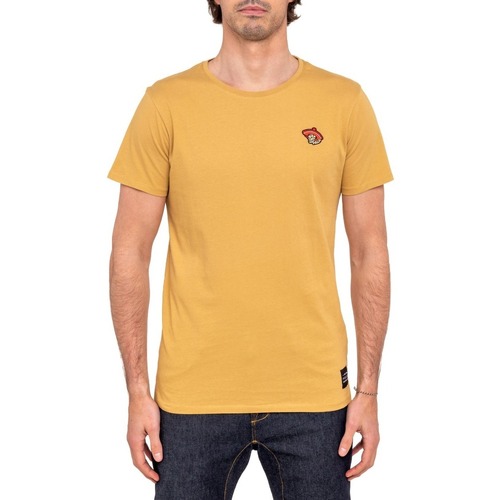 Vêtements Homme Kennel + Schmeng Pullin T-shirt  PATCHMEJICO CURRY Jaune