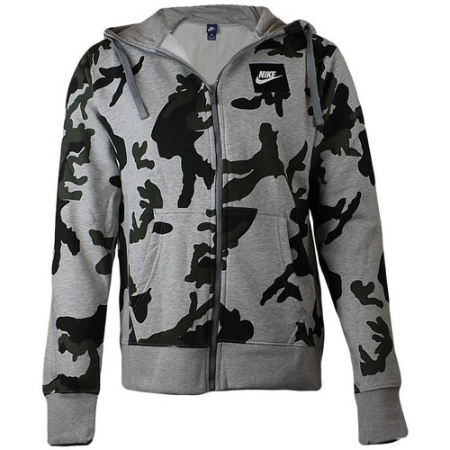 Nike Camo Tracktop Hoodie Noir, Gris - Vêtements Sweats Homme 108,00 €