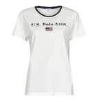 A30114 halsringning POLO Homme Blanc