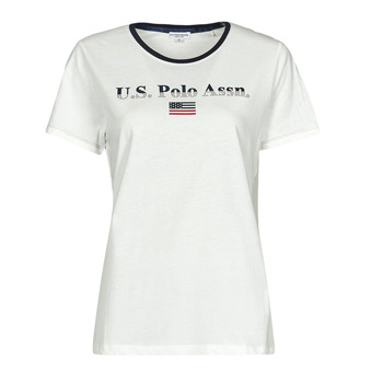 Vêtements Femme T-shirts manches courtes U.S Polo Assn. LETY 51520 CPFD Blanc