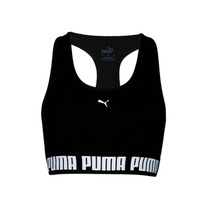 Vêtements Femme Brassières de sport Puma MID IMPACT PUMA STRONG BRA PM Noir