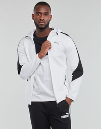 Vêtements Homme Sweats Puma EVOSTRIPE FULL-ZIP HOODIE Blanc / Noir