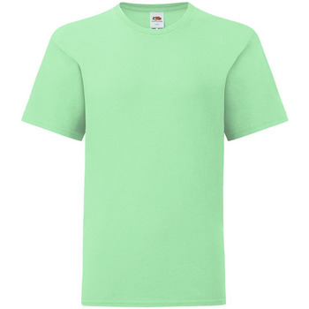 Vêtements Enfant T-shirts manches courtes Fruit Of The Loom 61023 Vert