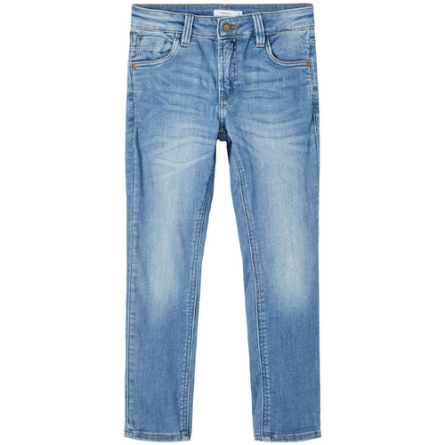 Vêtements Garçon Jeans slim Name it 13185457 Bleu