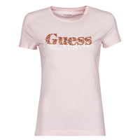 Vêtements Femme T-shirts manches courtes Guess SS CN ASTRELLE TEE Rose