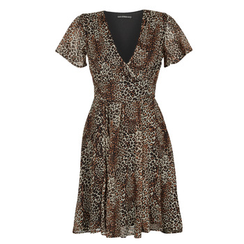 Vêtements Femme Robes courtes Guess LAVINIA DRESS Leopard