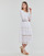Vêtements Femme Robes longues Guess 3 QTR SLV AMBERLEE DRESS Blanc