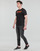 Vêtements Homme T-shirts manches courtes Guess SS BSC INTL LOGO TEE Noir / Orange