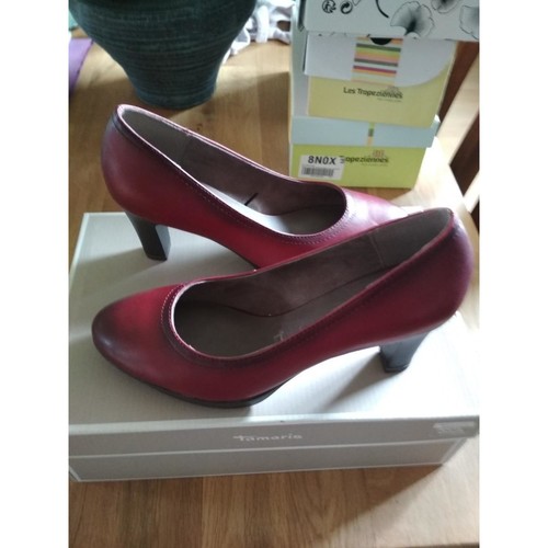 Chaussures Tamaris Escarpins Rouge - Chaussures Escarpins Femme 45 