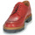 Chaussures Femme Derbies Pellet LURON Rouge