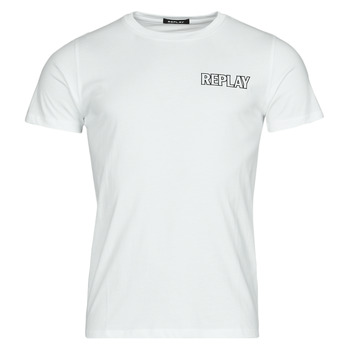 Vêtements Homme T-shirts manches courtes Replay M6008 Blanc