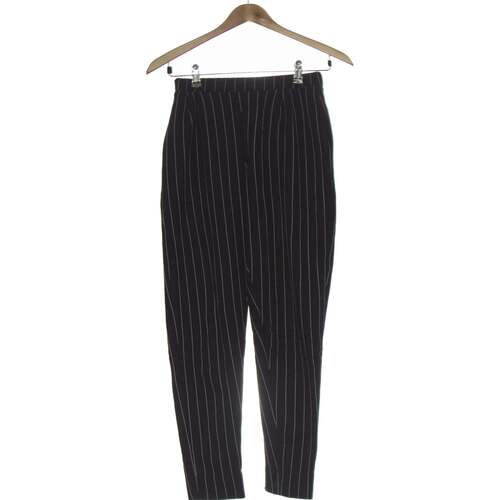 Vêtements Femme Pantalons Achetez vos article de mode PULL&BEAR jusquà 80% moins chères sur JmksportShops Newlife 36 - T1 - S Noir