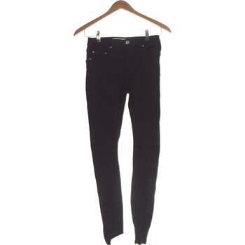 Vêtements Femme Jeans Zara jean droit femme  34 - T0 - XS Noir Noir