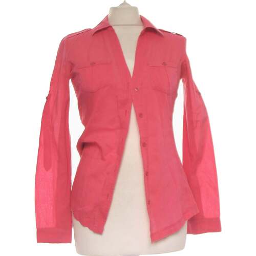 Vêtements Femme Chemises / Chemisiers Mango chemise  34 - T0 - XS Rose Rose