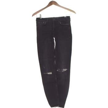 Zara Pantalon Slim Femme  34 - T0 - Xs Gris