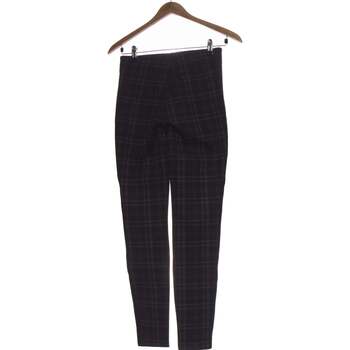 Zara pantalon slim femme  34 - T0 - XS Noir Noir