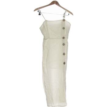robe courte bershka  robe courte  34 - t0 - xs blanc 