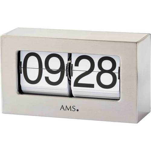 Maison & Déco Horloges Ams 1175, Quartz, Argent, Analogique, Classic Argenté