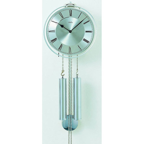 Maison & Déco Horloges Ams 358, Mechanical, Argent, Analogique, Classic Argenté