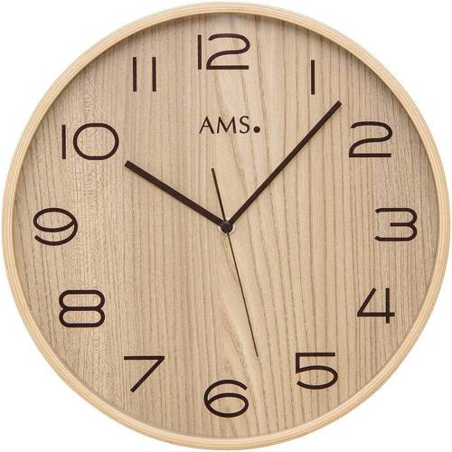 Oreillers / Traversins Horloges Ams 5514, Quartz, Beige, Analogique, Modern Beige