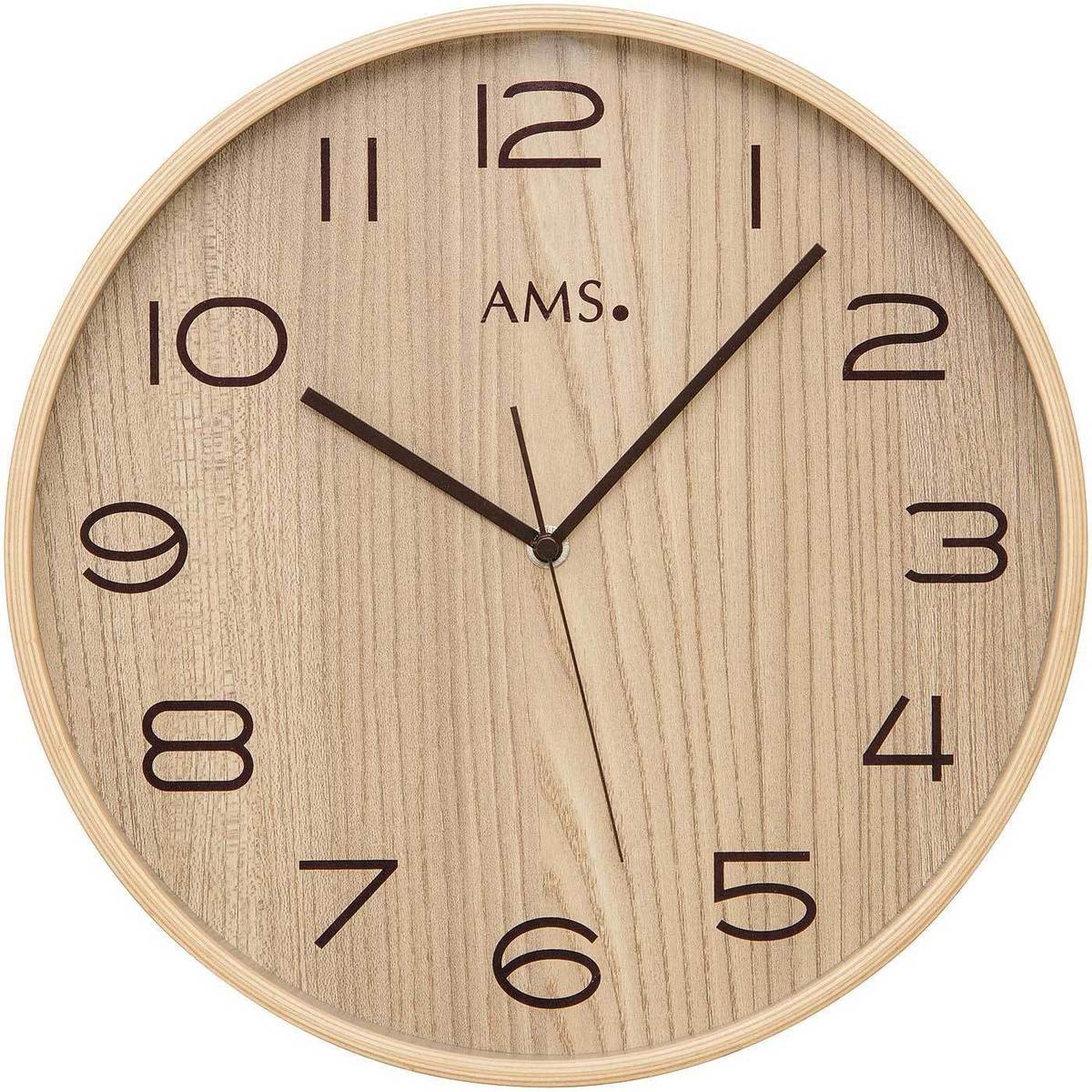 Maison & Déco Horloges Ams 5514, Quartz, Beige, Analogique, Modern Beige
