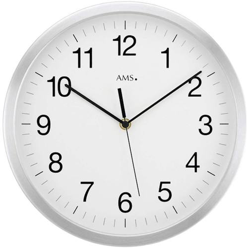 Maison & Déco Horloges Ams 5524, Quartz, Blanche, Analogique, Modern Blanc