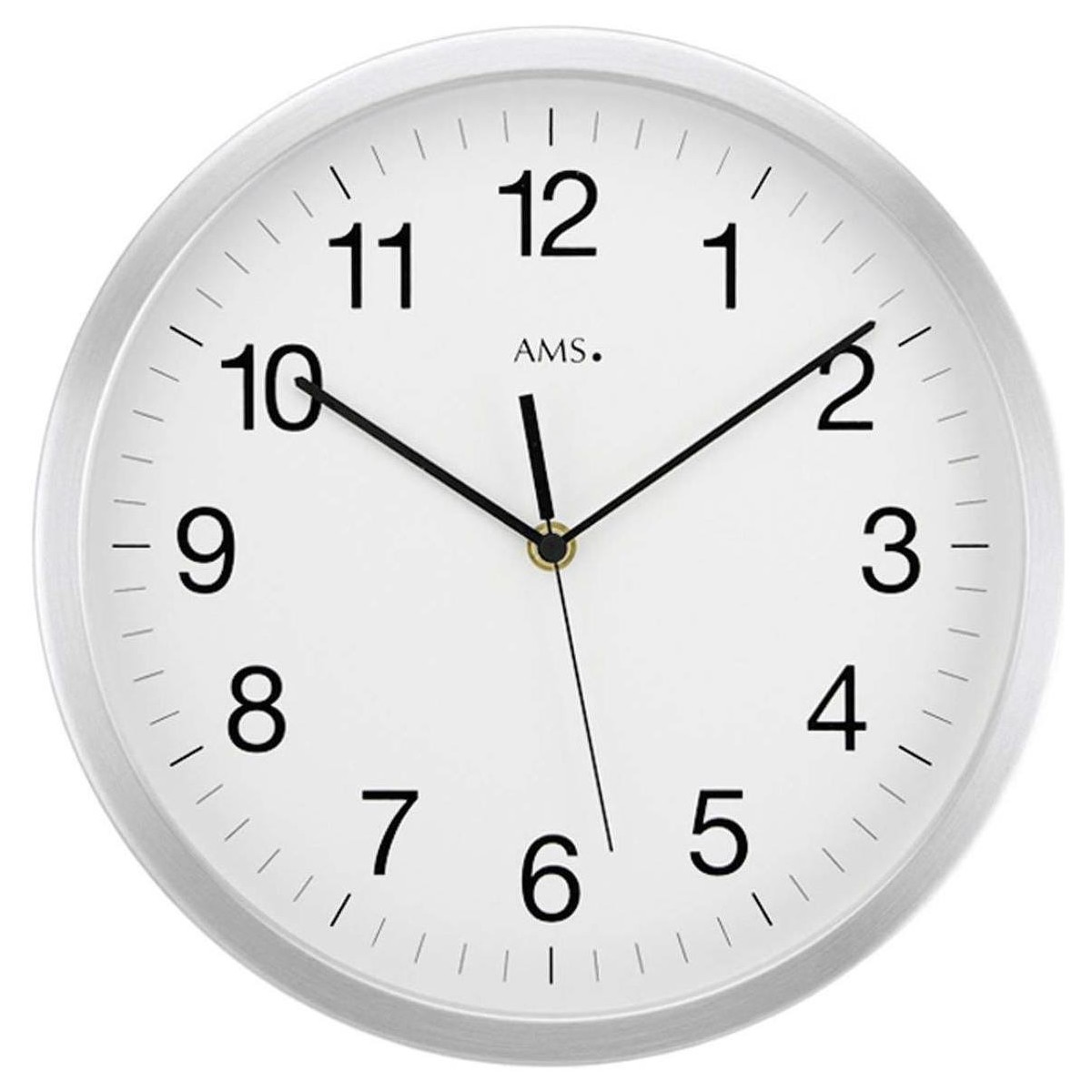 Maison & Déco Horloges Ams 5524, Quartz, Blanche, Analogique, Modern Blanc