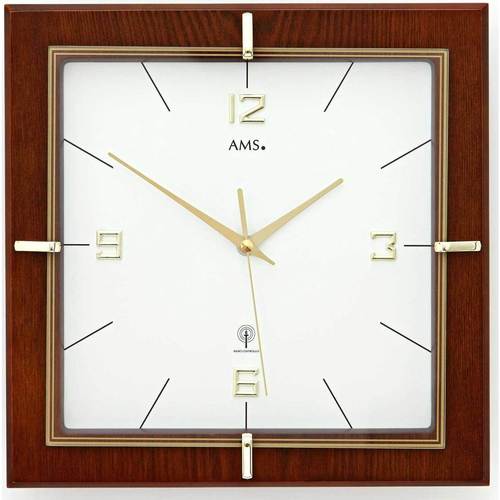 Maison & Déco Horloges Ams 5834, Quartz, Blanche, Analogique, Classic Blanc