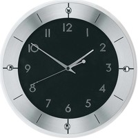 Maison & Déco Horloges Ams 5849, Quartz, Black, Analogue, Modern Noir