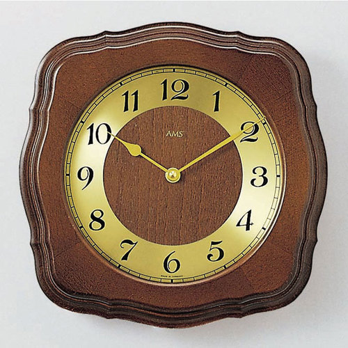 Maison & Déco Horloges Ams 5862/1, Quartz, Or, Analogique, Classic Doré