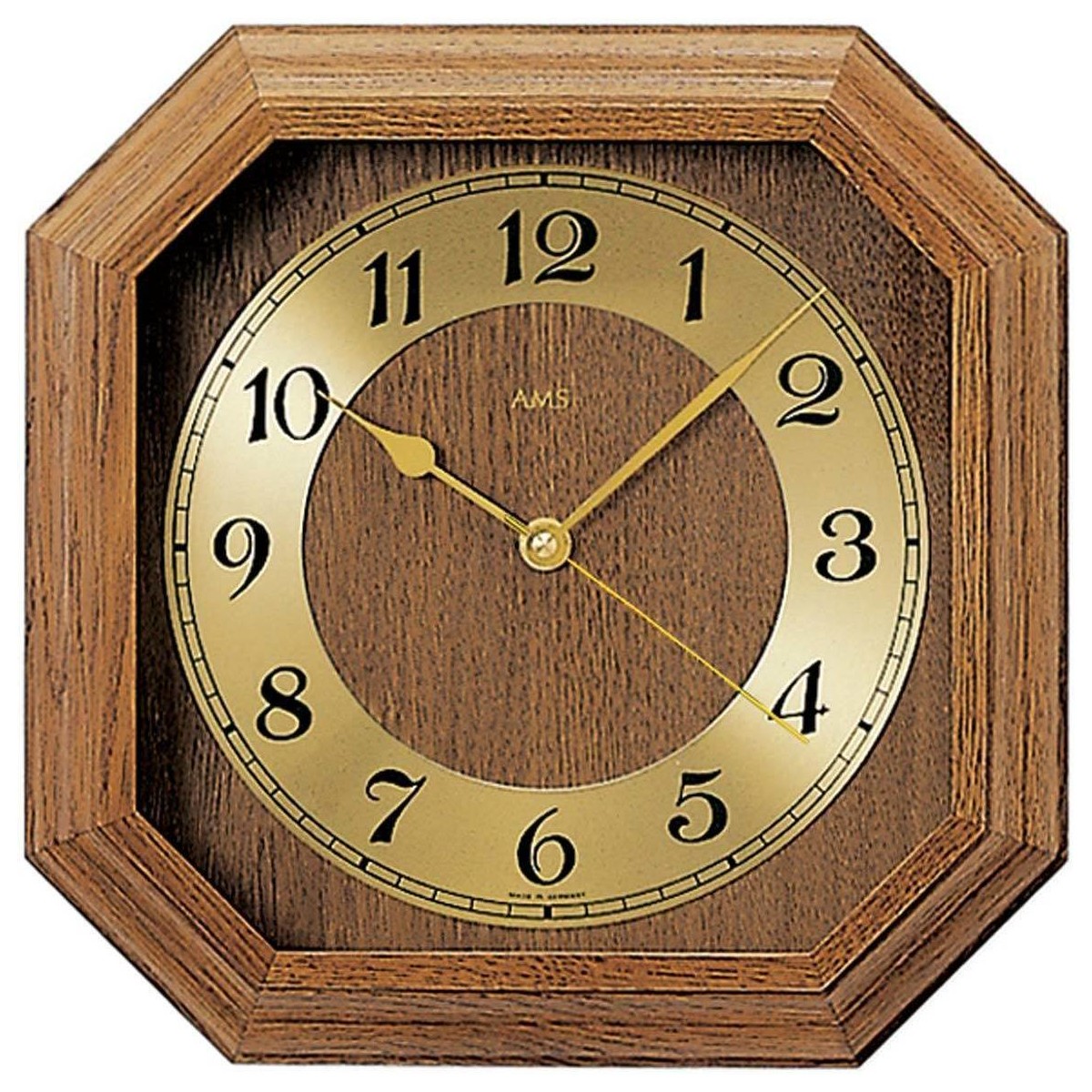 Maison & Déco Horloges Ams 5864/4, Quartz, Or, Analogique, Classic Doré