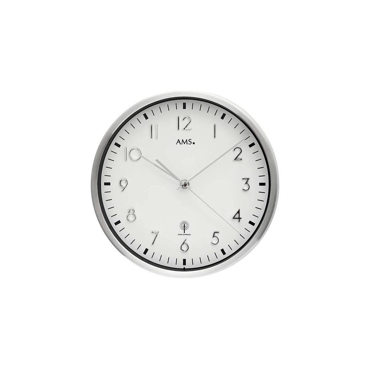 Maison & Déco Horloges Ams 5912, Quartz, Blanche, Analogique, Modern Blanc