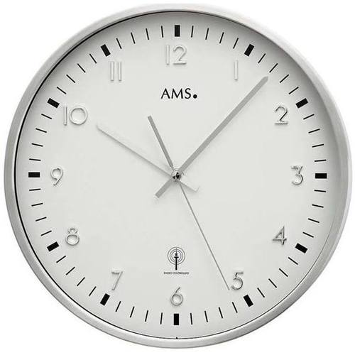 Maison & Déco Horloges Ams 5914, Quartz, Blanche, Analogique, Modern Blanc