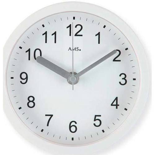 Maison & Déco Horloges Ams 5927, Quartz, White, Analogue, Modern Blanc