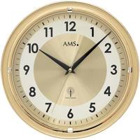 Maison & Déco Horloges Ams 5946, Quartz, Or, Analogique, Modern Doré