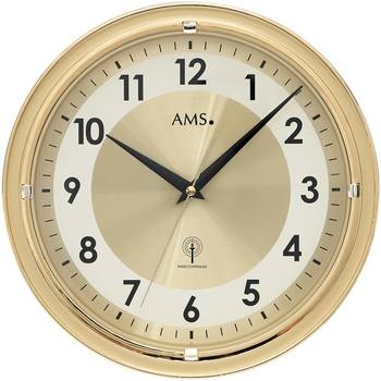 Maison & Déco Horloges Ams 5946, Quartz, Gold, Analogue, Modern Doré