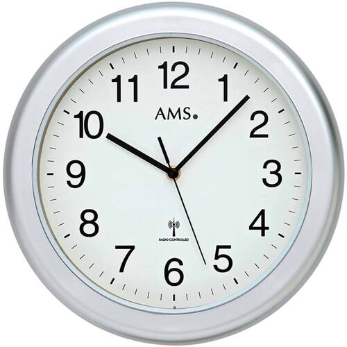 Maison & Déco Horloges Ams 5956, Quartz, Blanche, Analogique, Modern Blanc