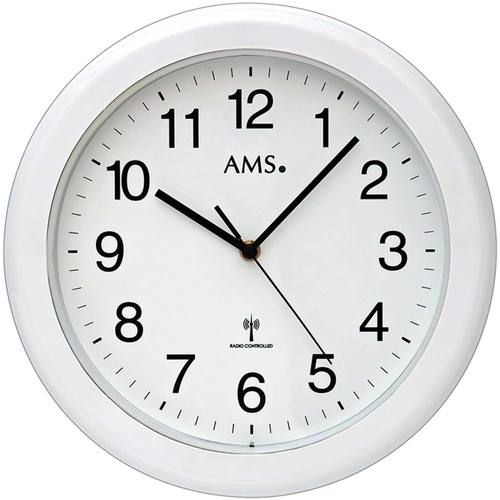 Maison & Déco Horloges Ams 5957, Quartz, Blanche, Analogique, Modern Blanc