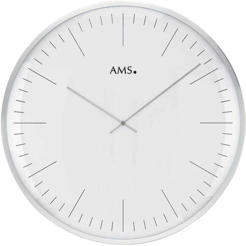 Oreillers / Traversins Horloges Ams 9540, Quartz, Blanche, Analogique, Modern Blanc
