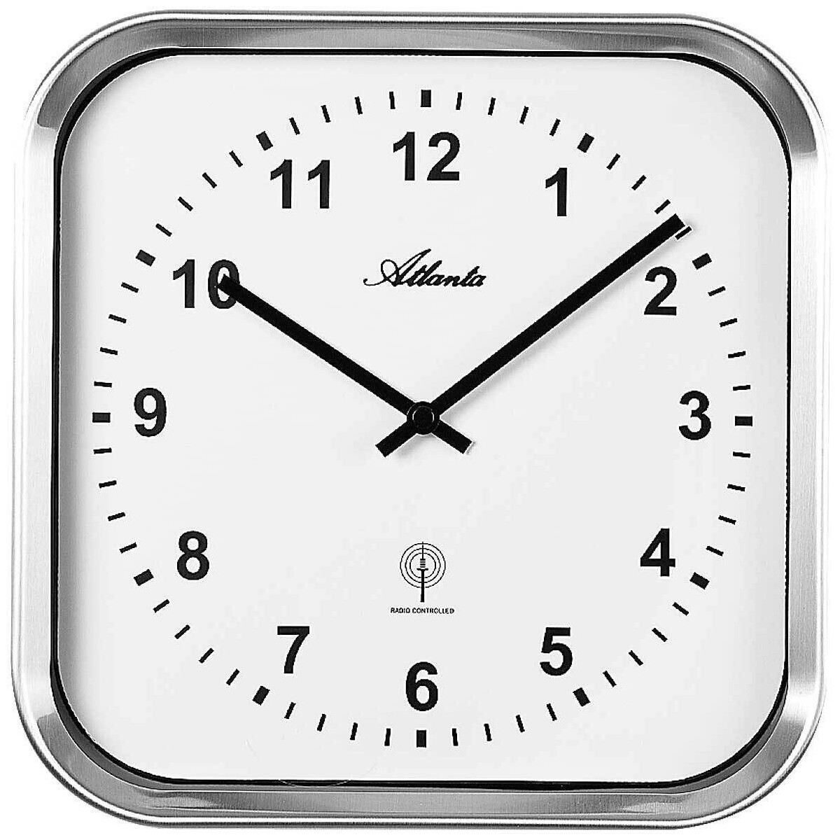 Maison & Déco Horloges Atlanta 4384/0, Quartz, Blanche, Analogique, Modern Blanc