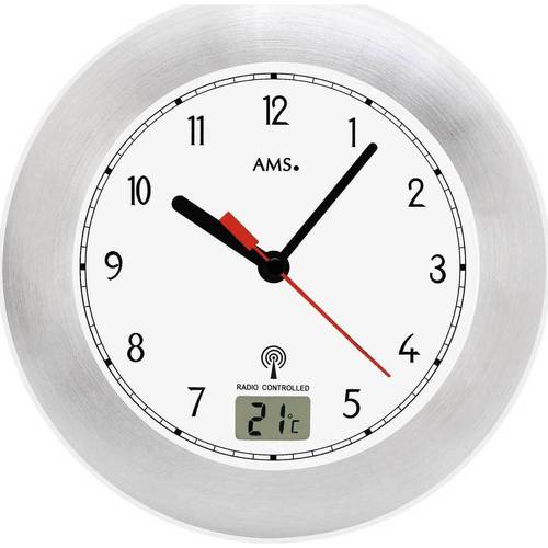 Maison & Déco Horloges Ams 5920, Quartz, Blanche, Analogique, Modern Blanc