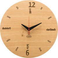 Maison & Déco Horloges Huamet CH50-A-01-astig, Quartz, Brown, Analogue, Modern Marron
