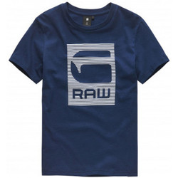Vêtements Enfant T-shirts & Polos G-Star Raw Tee-shirt junior GSTAR bleu marine sq10086 Bleu