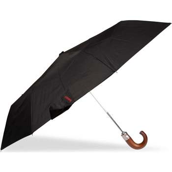 Accessoires textile Parapluies Isotoner Parapluie poignée bois Noir