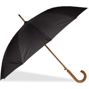 Accessoires textile Parapluies Isotoner Parapluie canne multi pans Noir