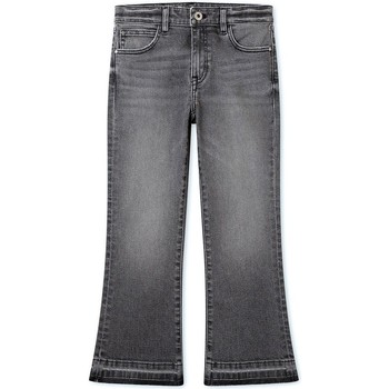 Vêtements Fille Flaggenlogo Jeans bootcut Pepe Flaggenlogo jeans  Gris